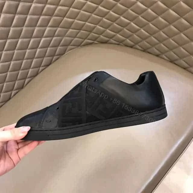 View 8 of FENDI FF MOTIF SLIP-ON SNEAKERS – FD13