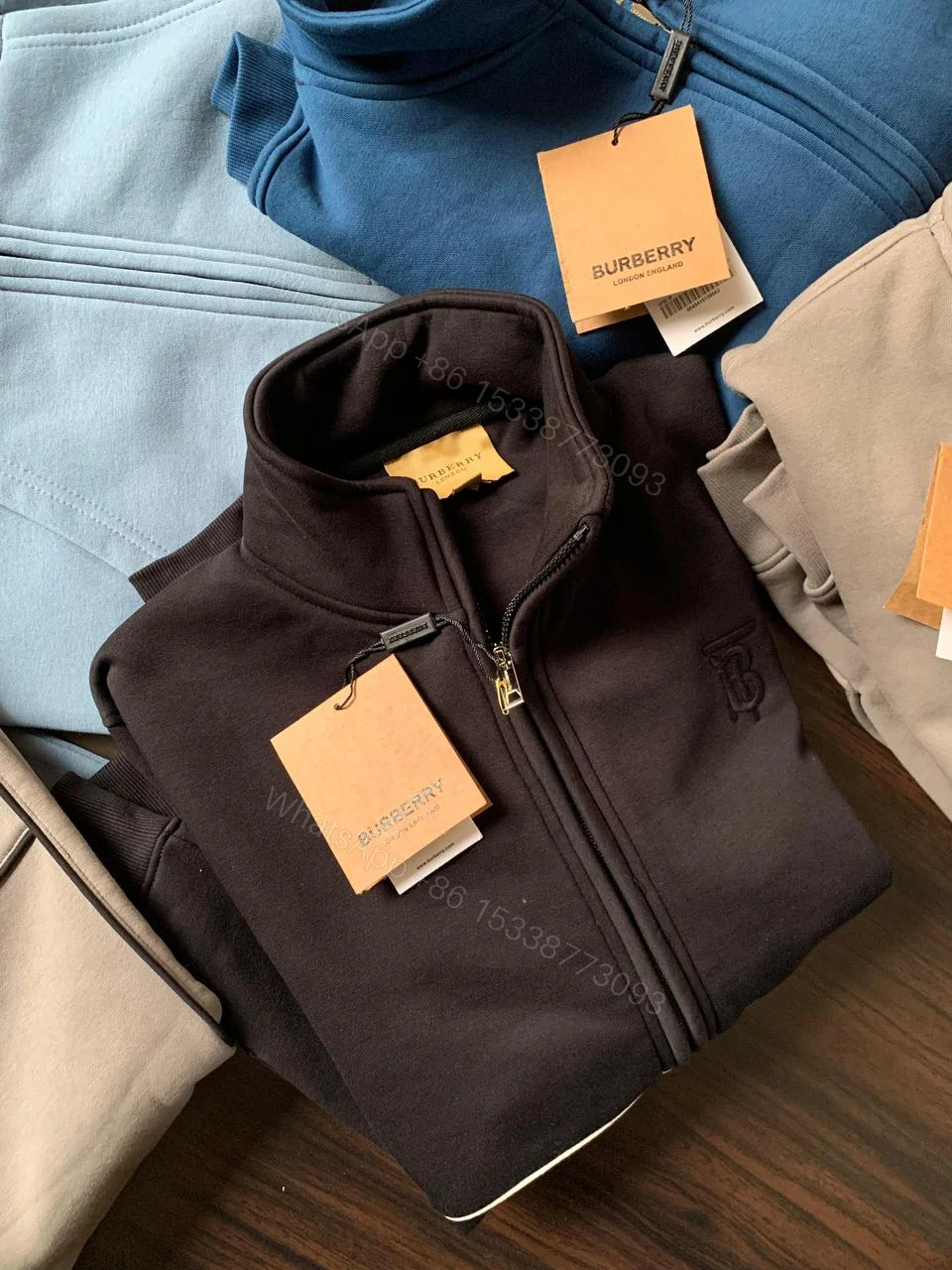 View 13 of FIRST COPY BURBERRY EXCLUSIVE ZIPPER TRACKSUIT