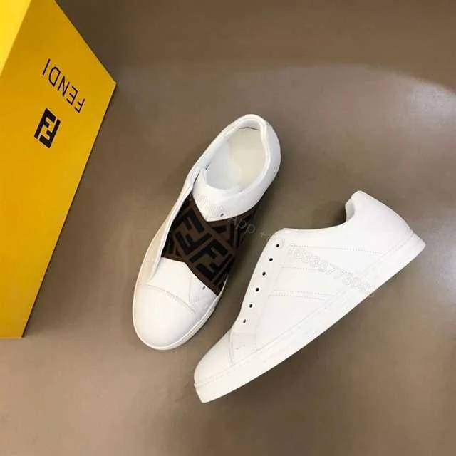 View 5 of FENDI CRISSCROSS FF STRAPS SLIP-ON SNEAKERS – FD10