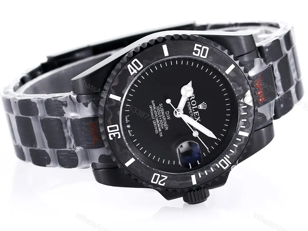 View 4 of WF Factory Clean Factory ROLEX DIW Submariner Black Gradient Green