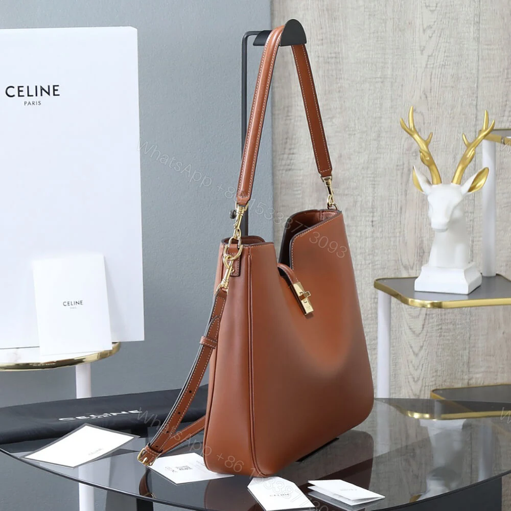 View 3 of CELINE MEDIUM CAMILLE 16 SOFT BAG IN SMOOTH CALFSKIN