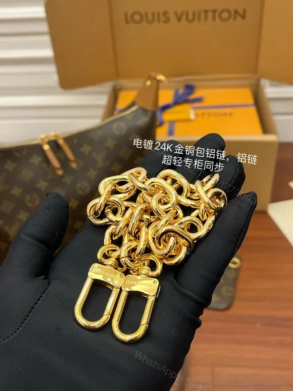 View 8 of Chic Monogram Crescent Bag â€” Luxury, Versatile, LV-Inspired Accessory