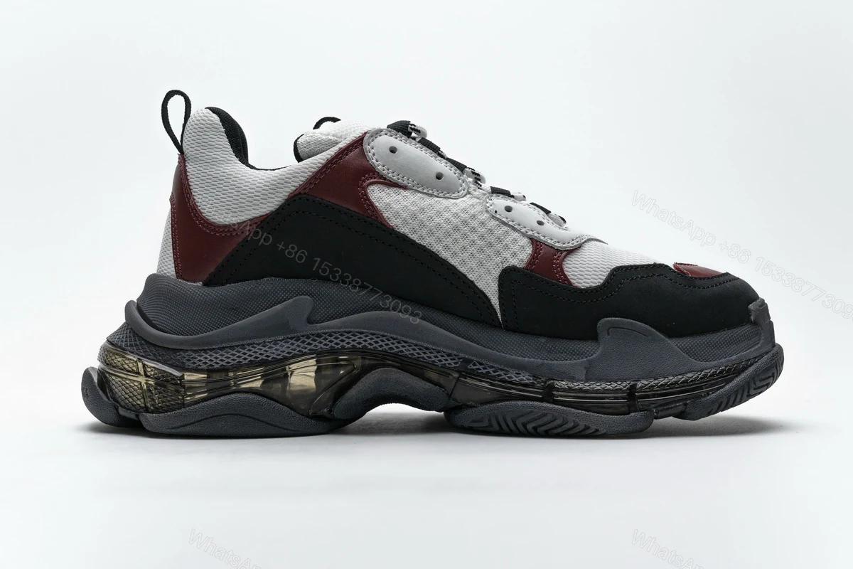 View 2 of Balenciaga NEW Triple S Black Brown Red 541624 W09O1 2268