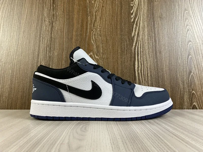 View 3 of Premium Blue-White Leather Sneakers: Designer-Style Comfort