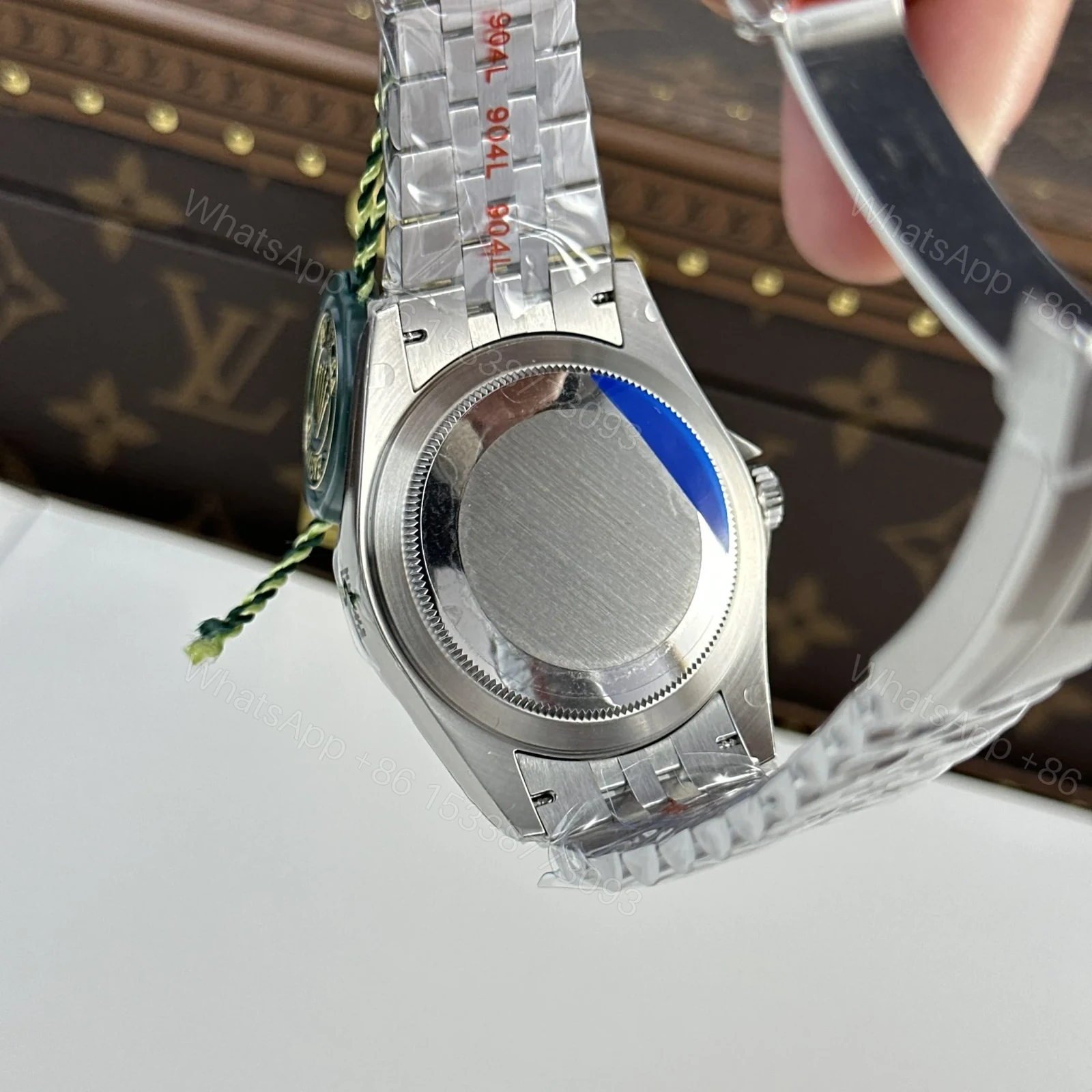 View 7 of Superclone Rolex Sky-Dweller Mint green Dial 336934 Jubilee