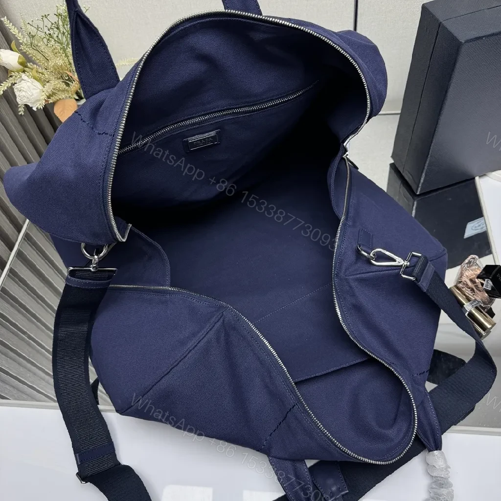 View 8 of Structured Navy Duffle: Modern, Durable, Subtle Luxury