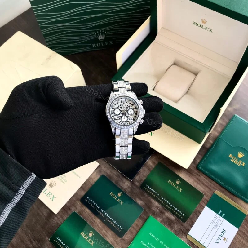View 4 of Rolex Eye Of The Tiger Silver 40mm Quartz