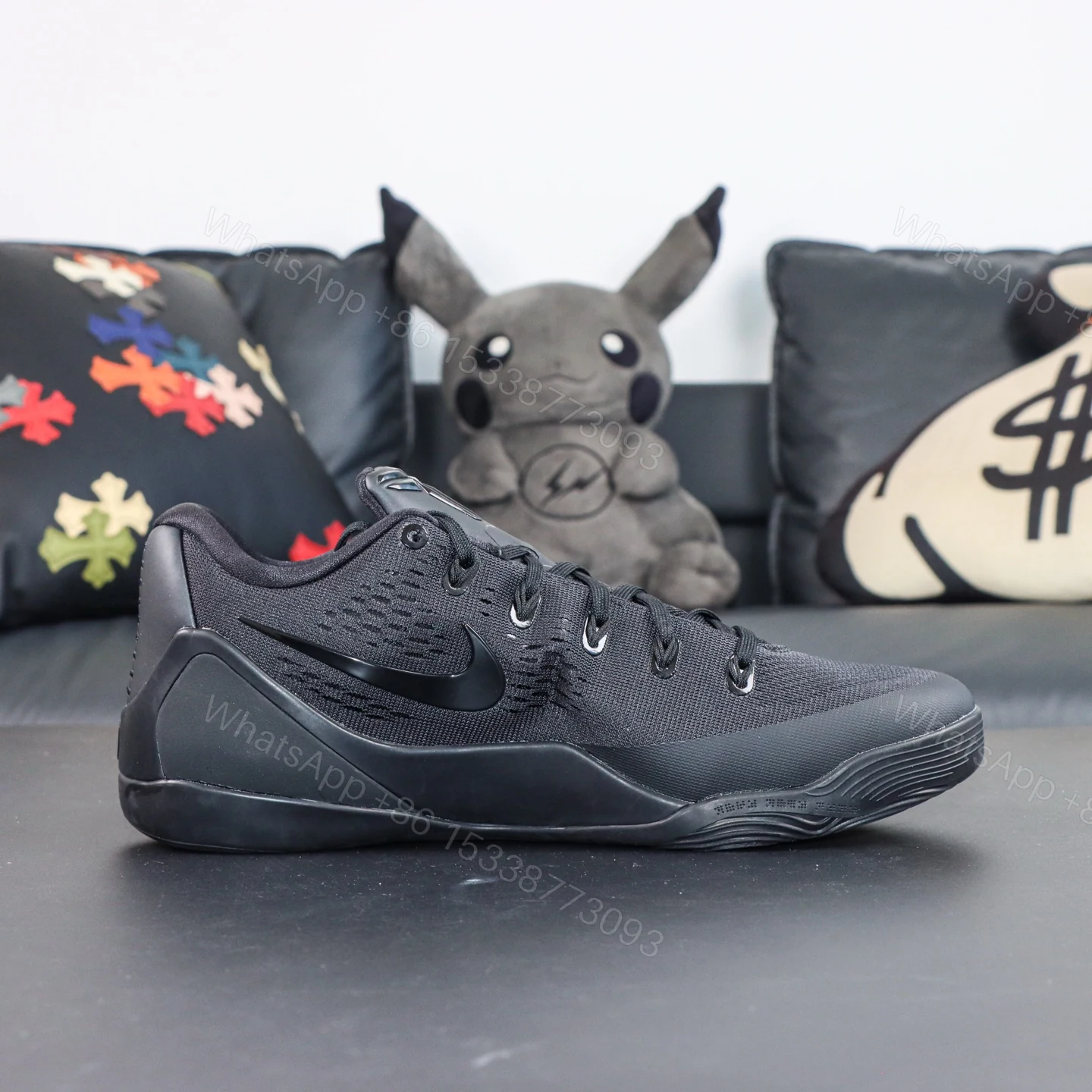 View 2 of Kobe 9 Elite Low EM Protro TB Triple Black