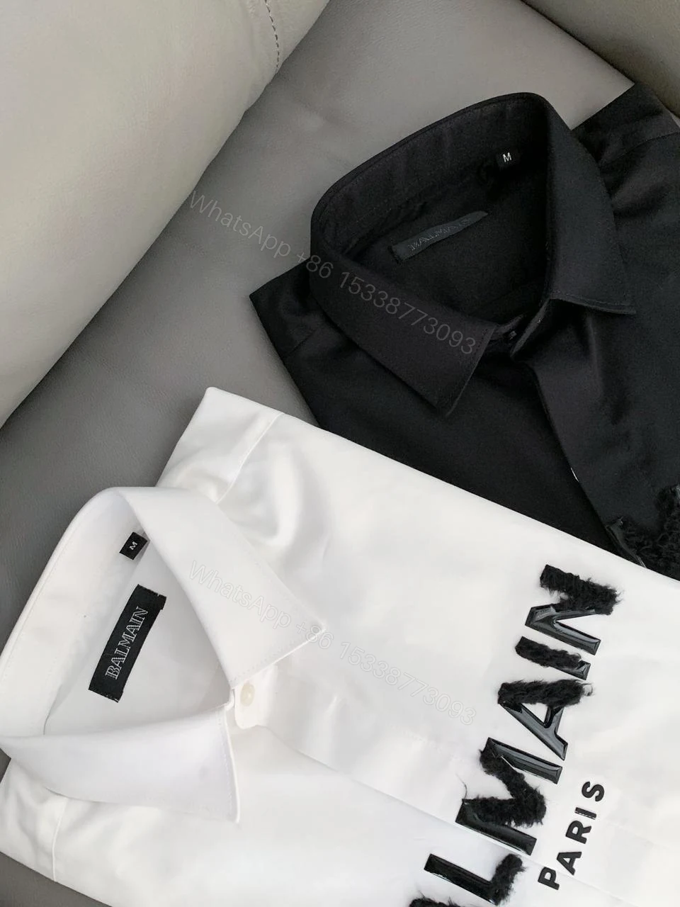 View 7 of Balmain Paris Cotton Lycra Premium Shirts First Copy | AAA+ Imported Replica