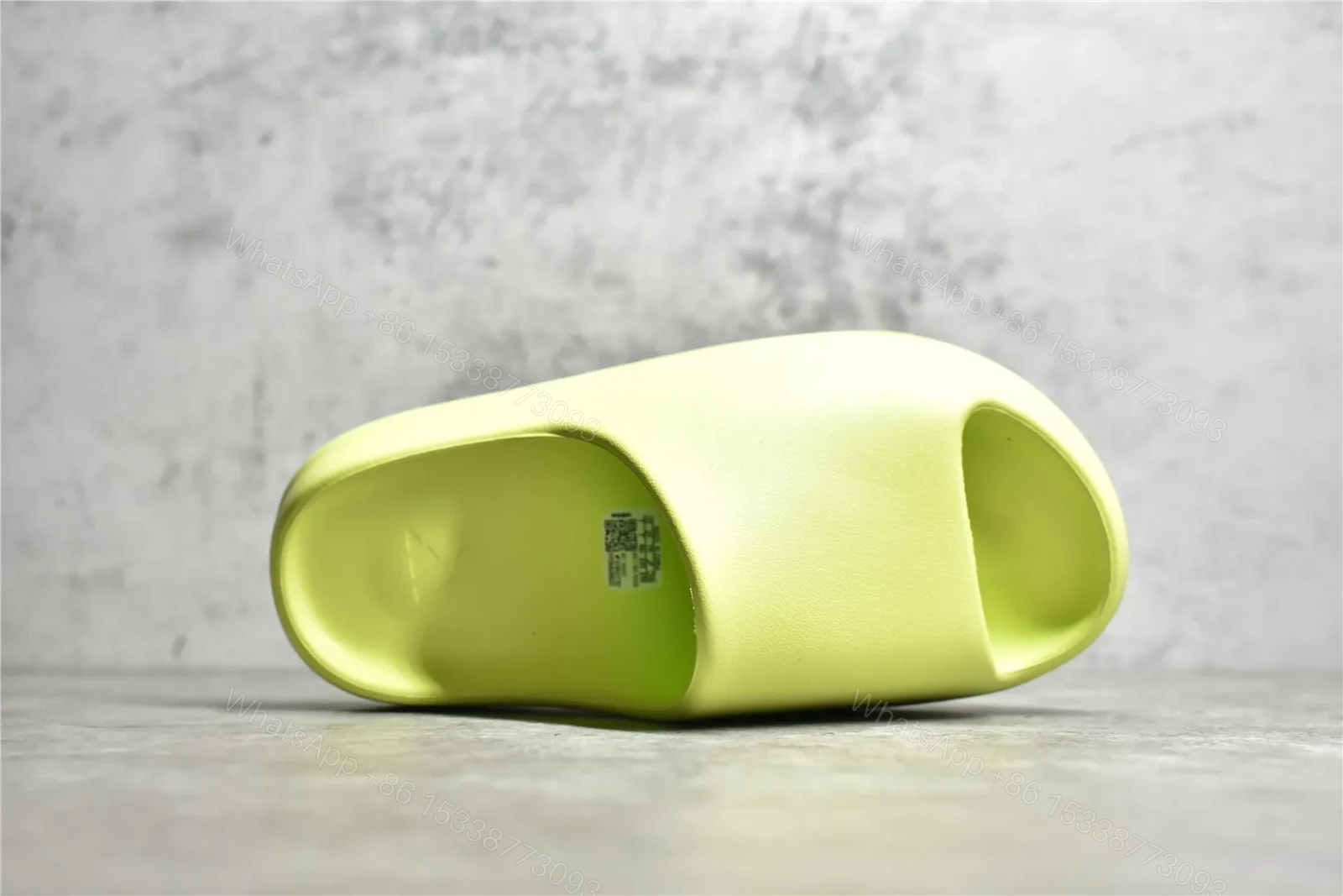 View 6 of UA Yeezy Slide “Glow Green” Reps
