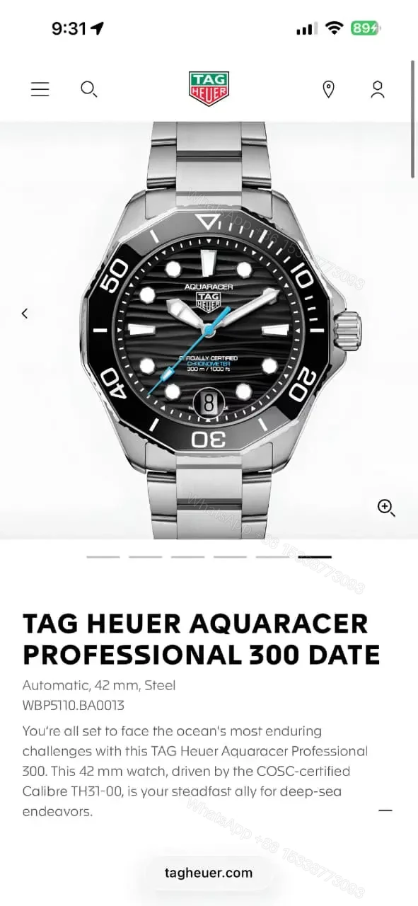 View 3 of Tag Heuer WBPS110