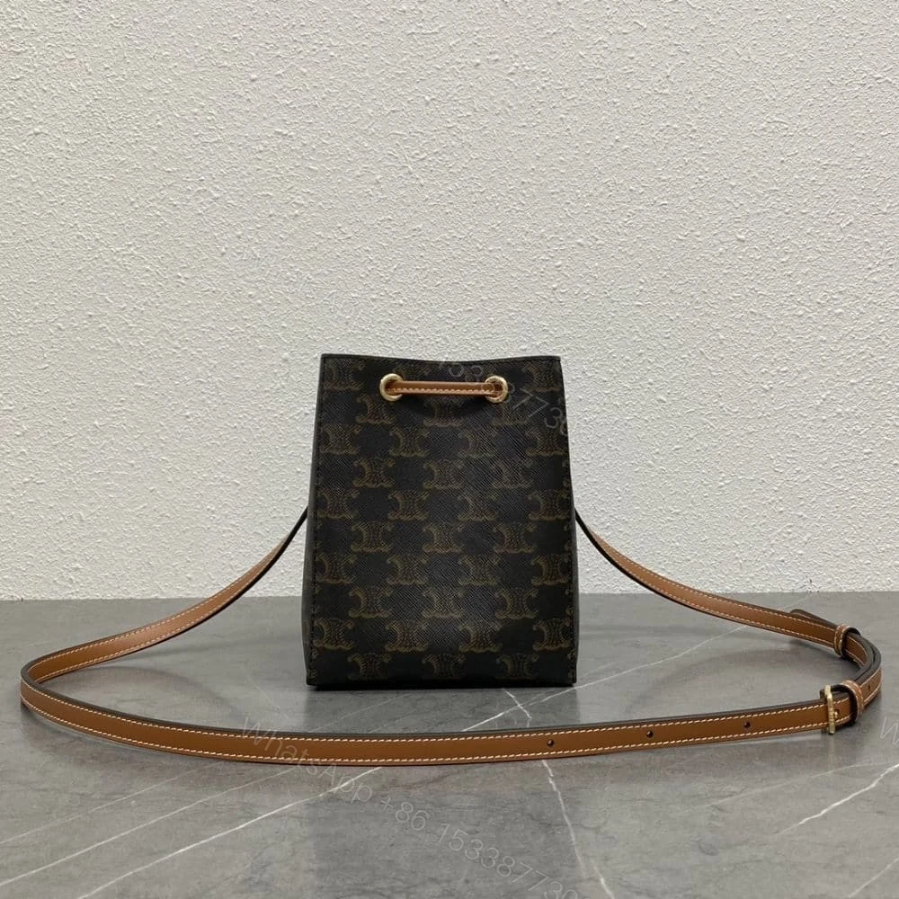 View 4 of CELINE MICRO SAILOR IN TRIOMPHE CANVAS TAN 17CM 10M742GCE 04LU