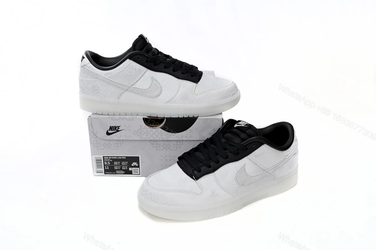 View 4 of CLOT x fragment x Nike Dunk Low Joint Names of Three FN0315-110