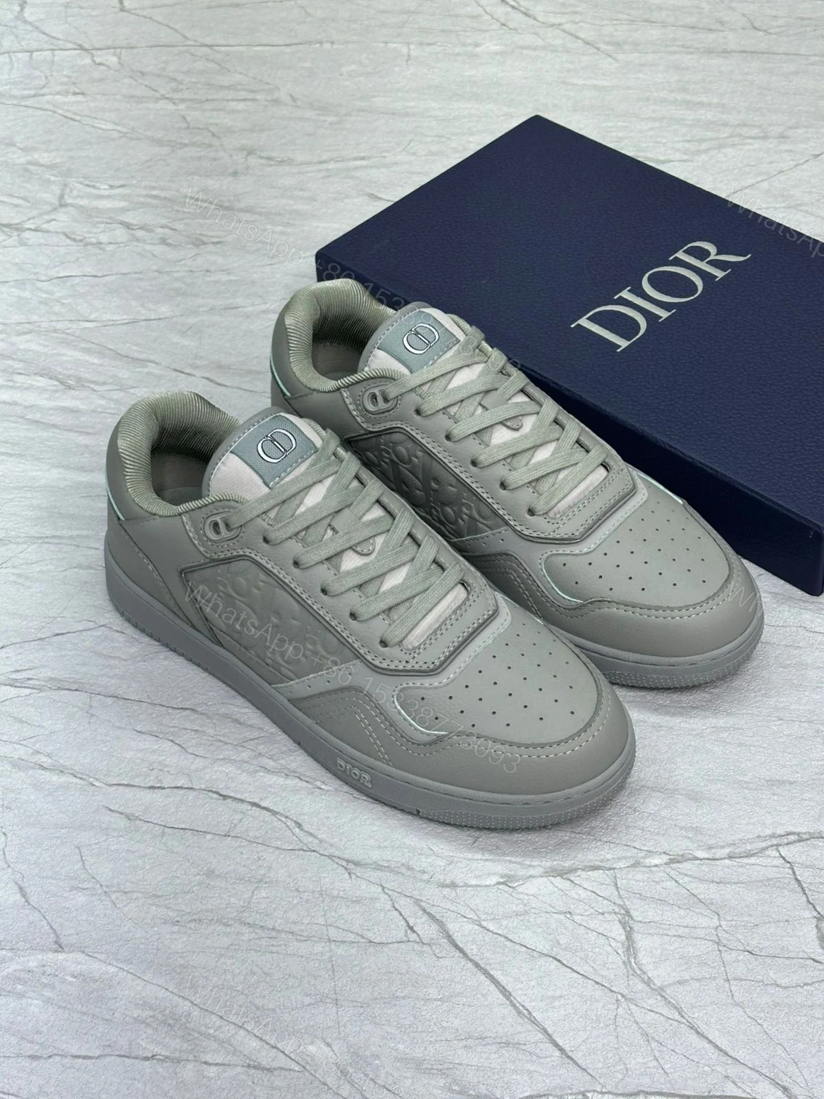 Dior Grey Shoes Replica — view 1