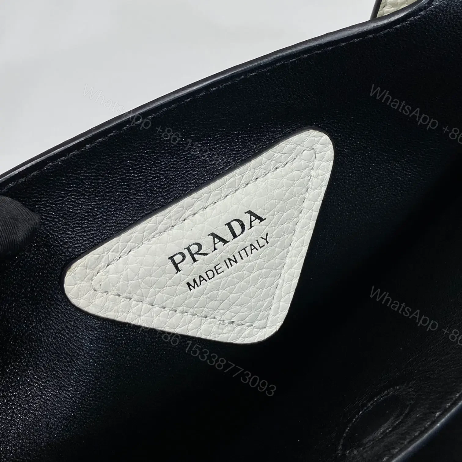 View 9 of 高仿Prada*Tote系列菜籃子1BG338大號白色免檢版