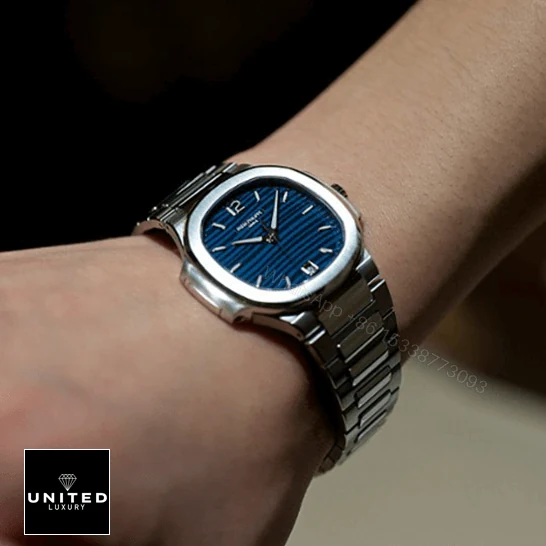 View 7 of Patek Philippe Nautilus Ladies Blue Replica