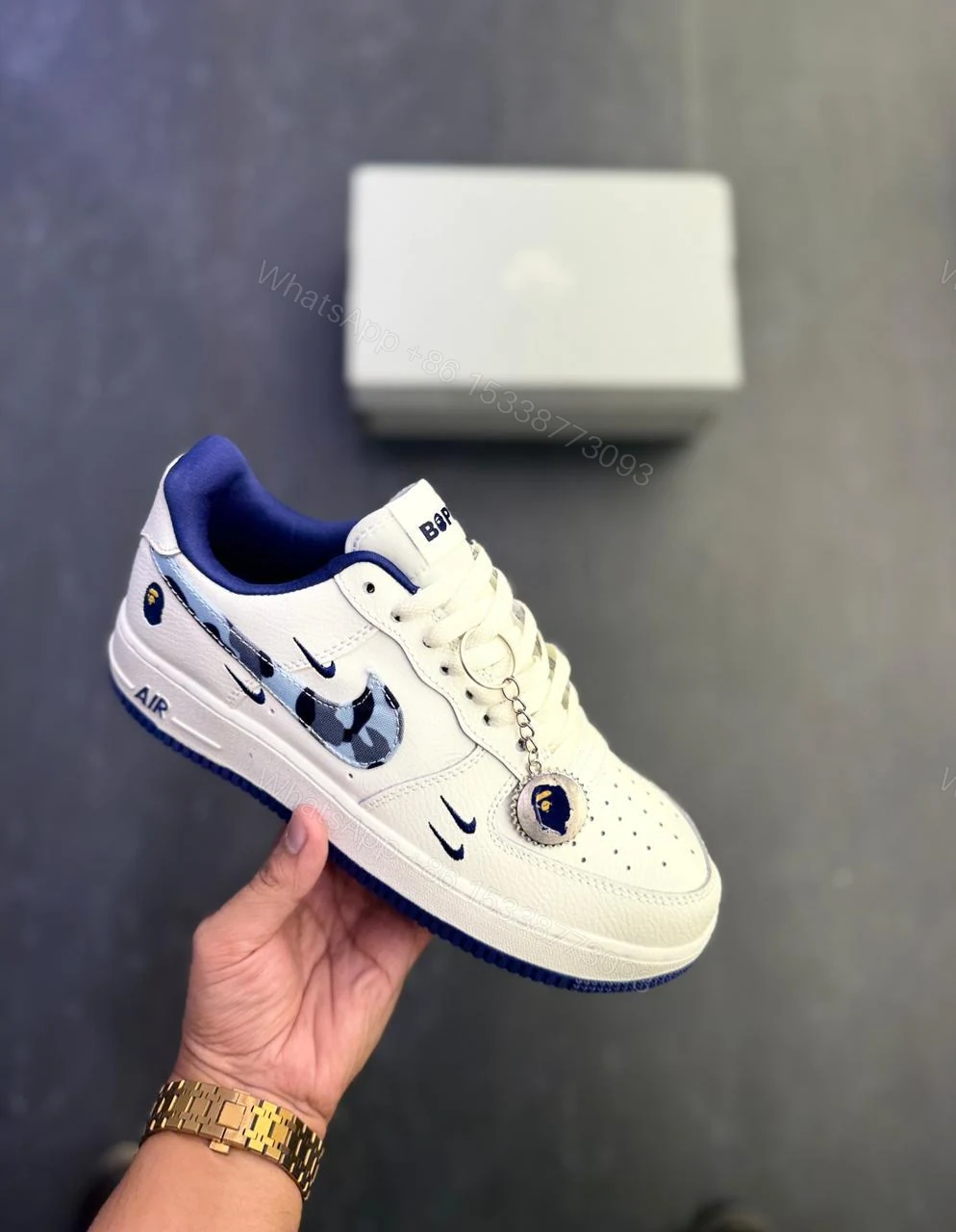 View 8 of FIRST COPY NIKE AIRFORCE CUSTOM BAPE FOR MEN