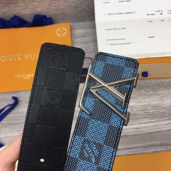 View 7 of LOUIS VUITTON BLUE AND GREEN BELT – B177