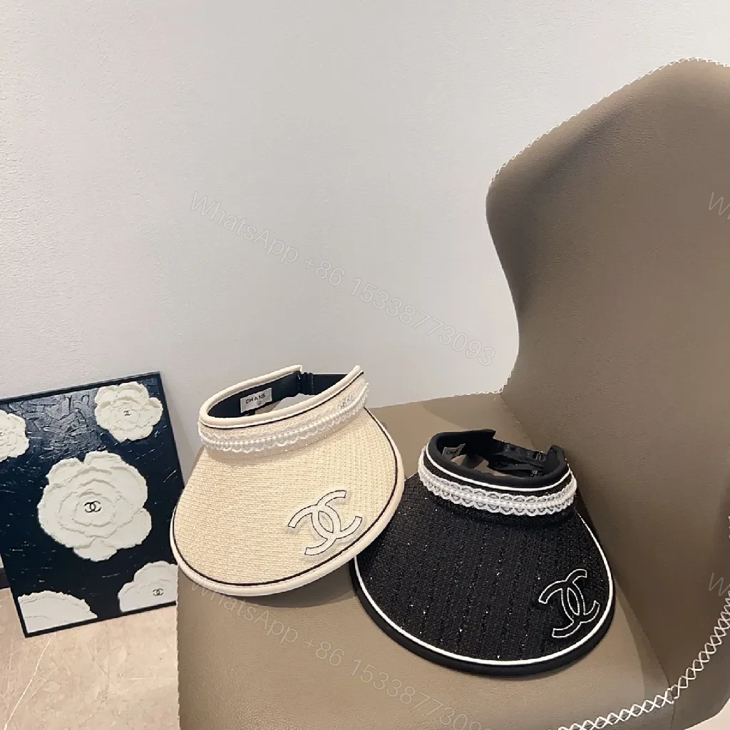 View 3 of Pearl Trim Visor — Modern Couture Comfort Sun Shield