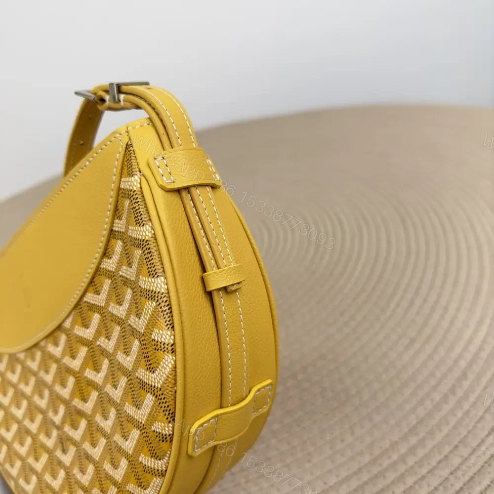 View 6 of 高仿Goyard*08CL08P單肩半月包黃色免檢版