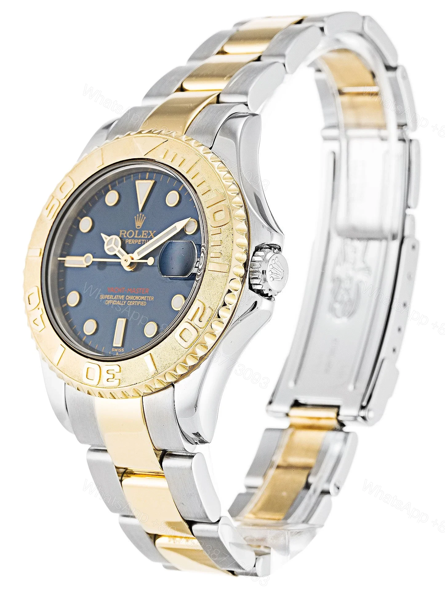 View 2 of Replica Rolex Yacht-Master Blue Dial 168623