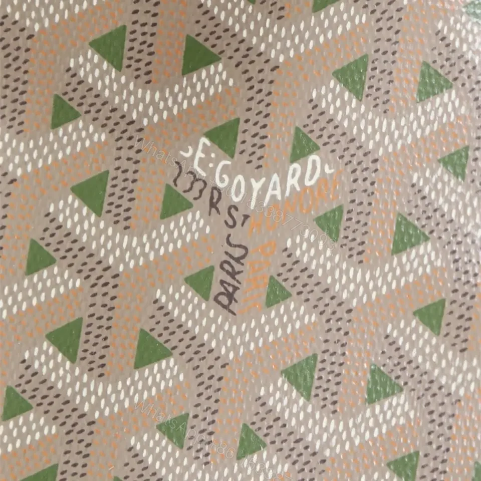 View 13 of 高仿Goyard*STLOUIP10滿印Tote手提袋咖綠免檢版小號
