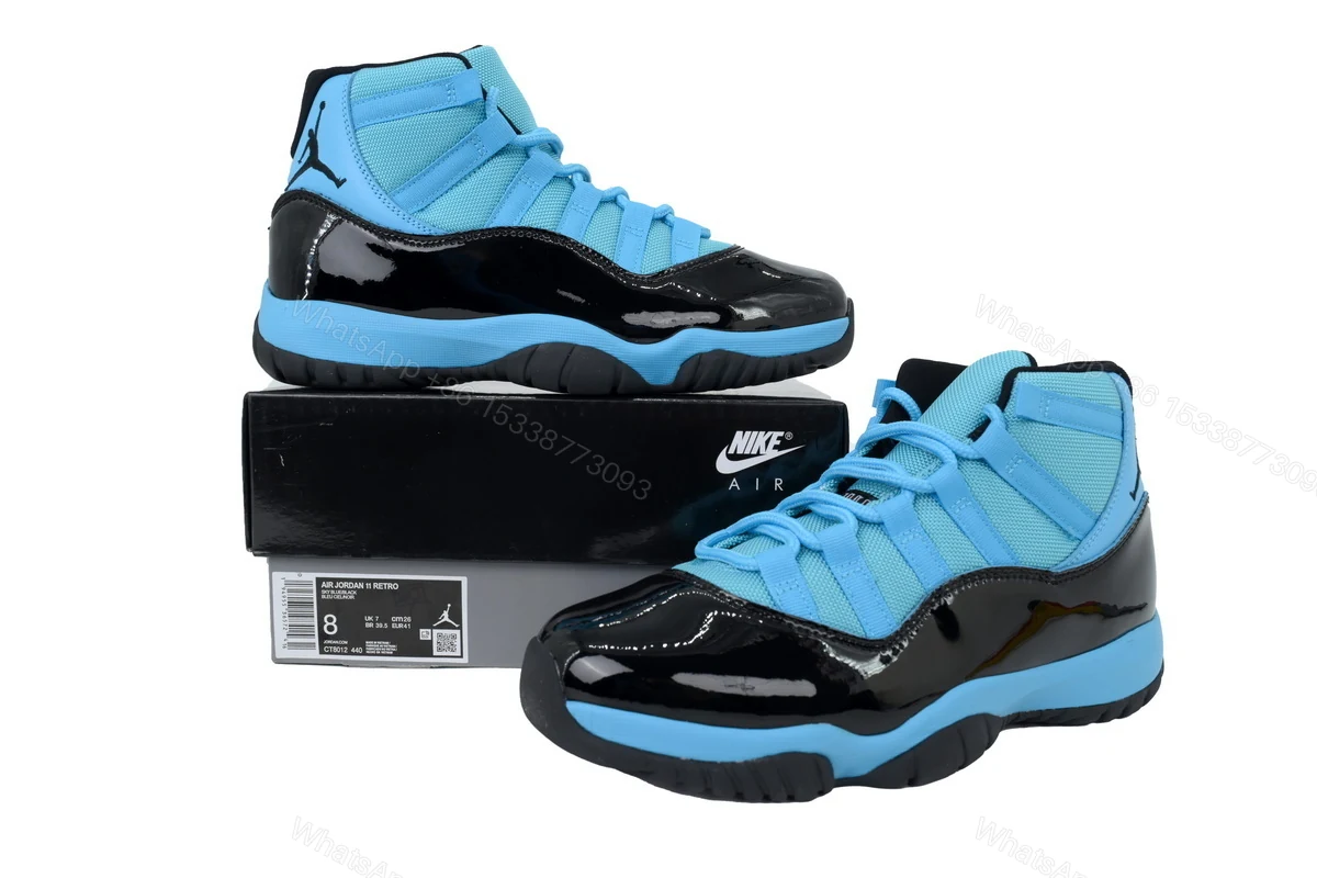 View 9 of Air Jordan 11 Retro Water Moon Blue CT8012-440