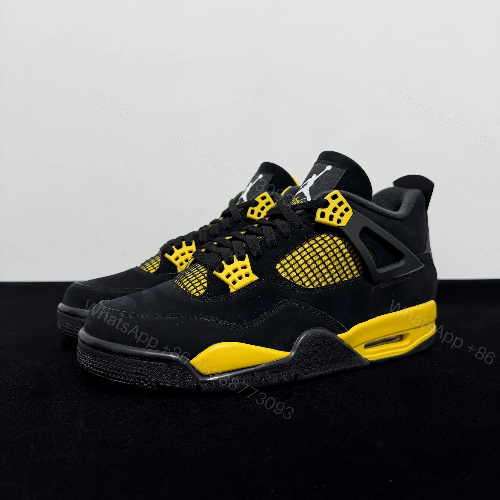View 8 of Air Jordan 4 Retro Yellow Thunder 2023 Reps