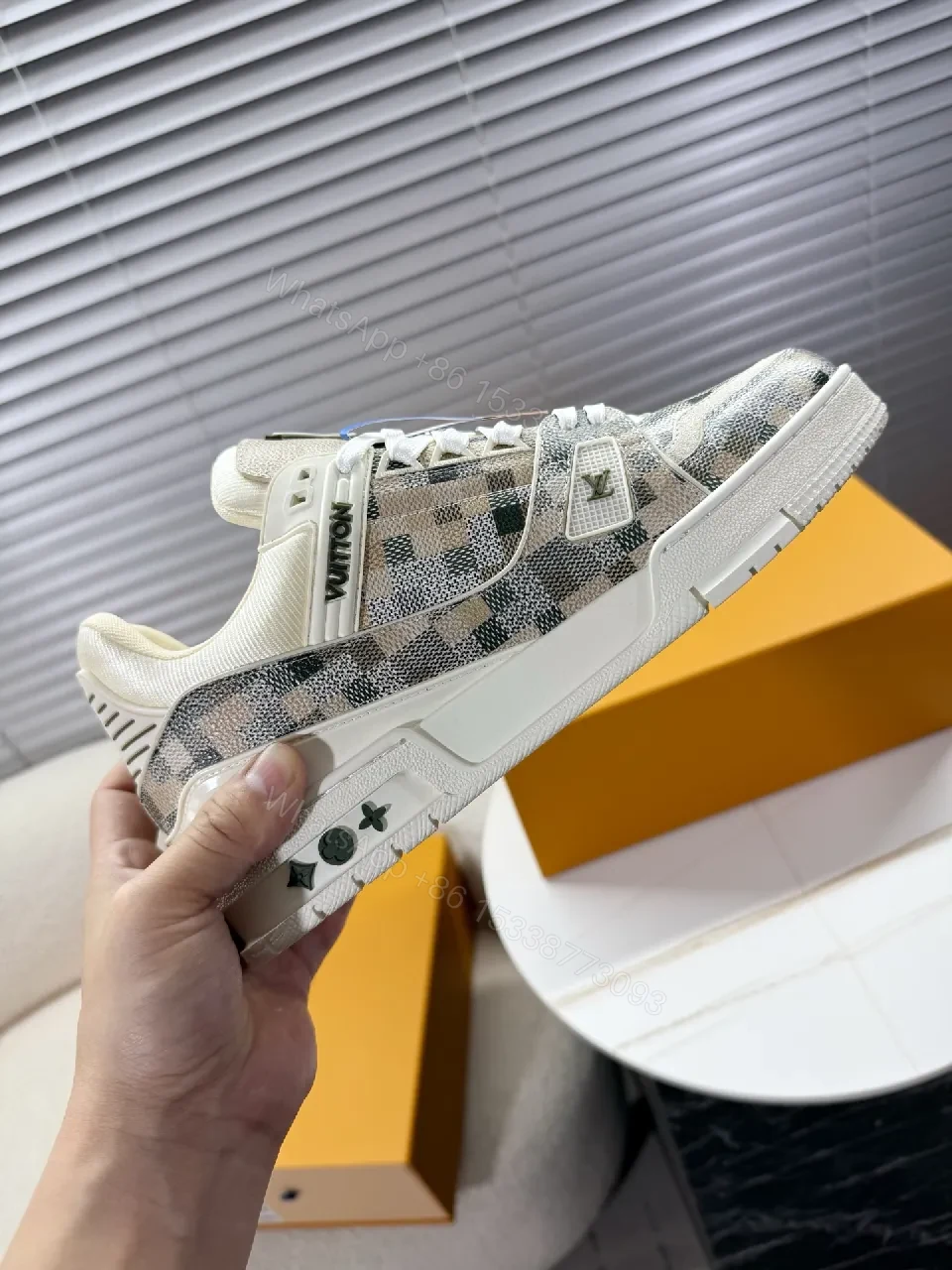 View 6 of Patterned Luxury High-Top Sneaker: Everyday Chic Comfort