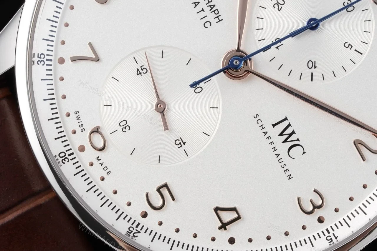 View 5 of IWC Portuguese Chrono-Automatic White Gold / Tim Jeffries IW3714-67