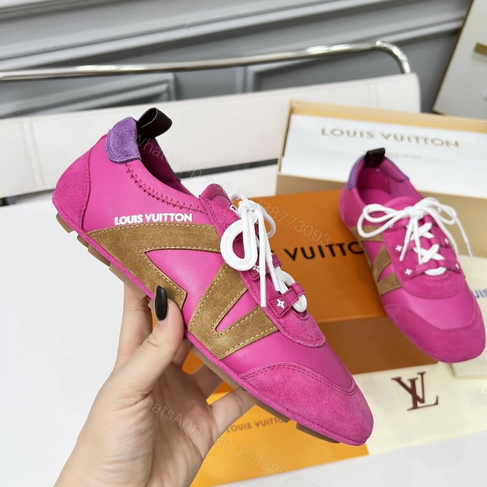 View 3 of Louis Vuitton LV Sneakerina Fuchsia Pink 1AHNEE
