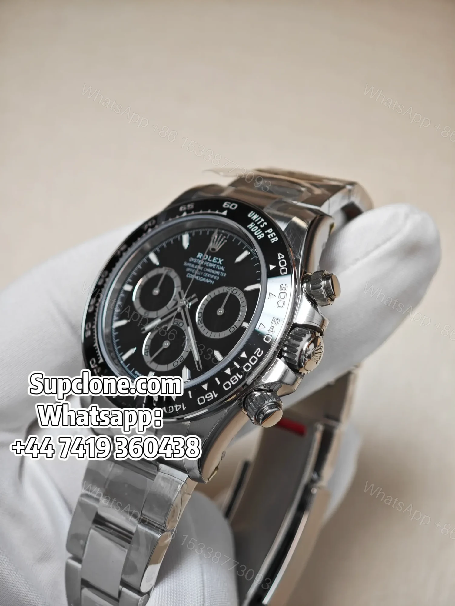 View 3 of Rolex Super Clone 1:1 Daytona M126500ln-0002 4131 Movement