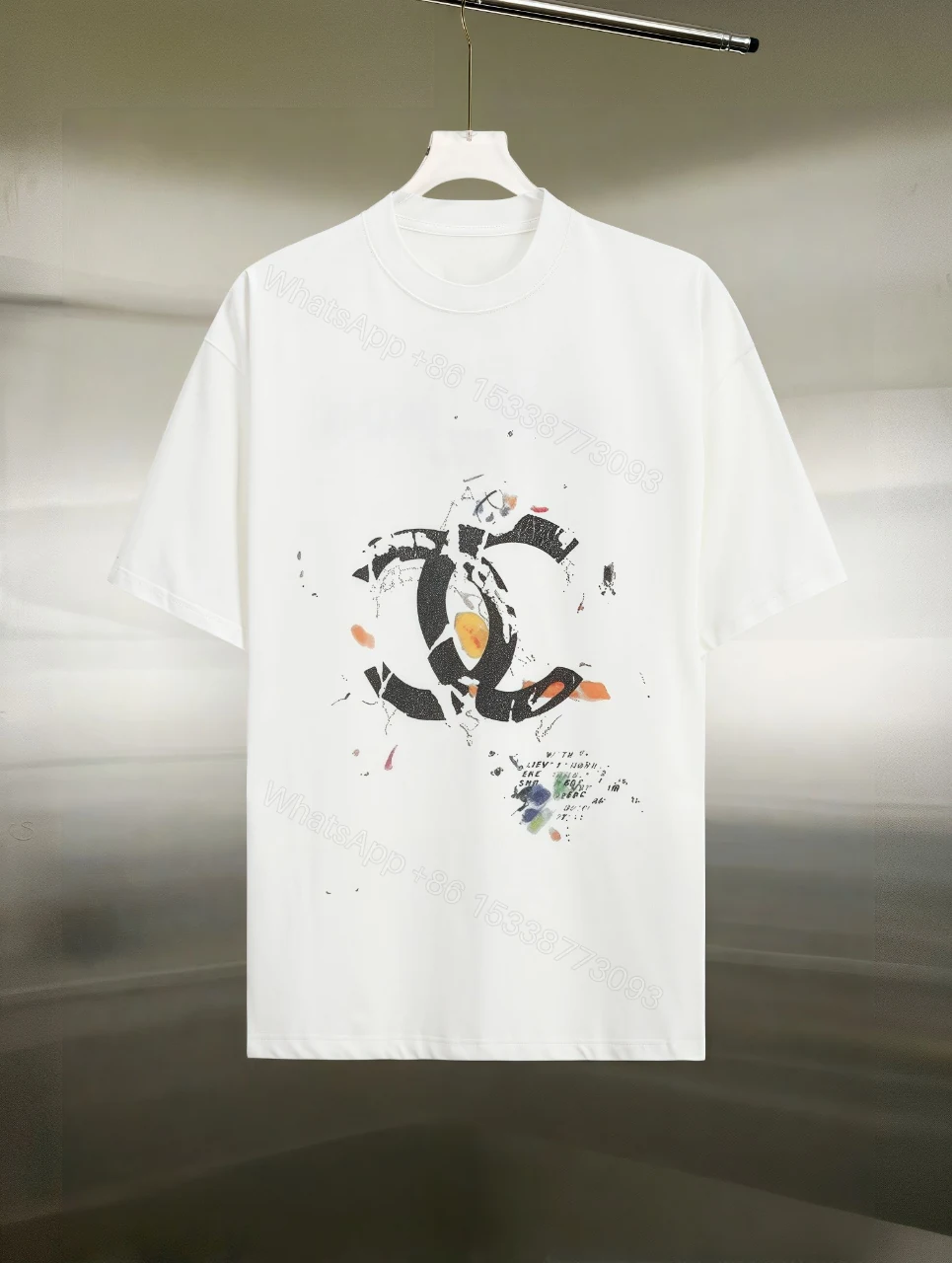 Chanel 一比一短袖T恤夏季黑白雙色款 小標LOGO百搭風 — view 1