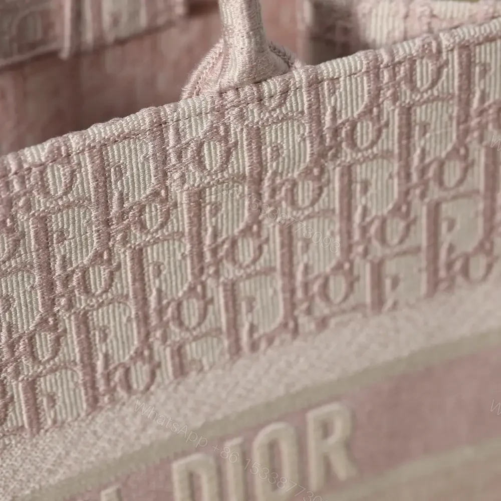 View 7 of 高仿Dior*BookTote系列Oblique印花粉色M免檢版