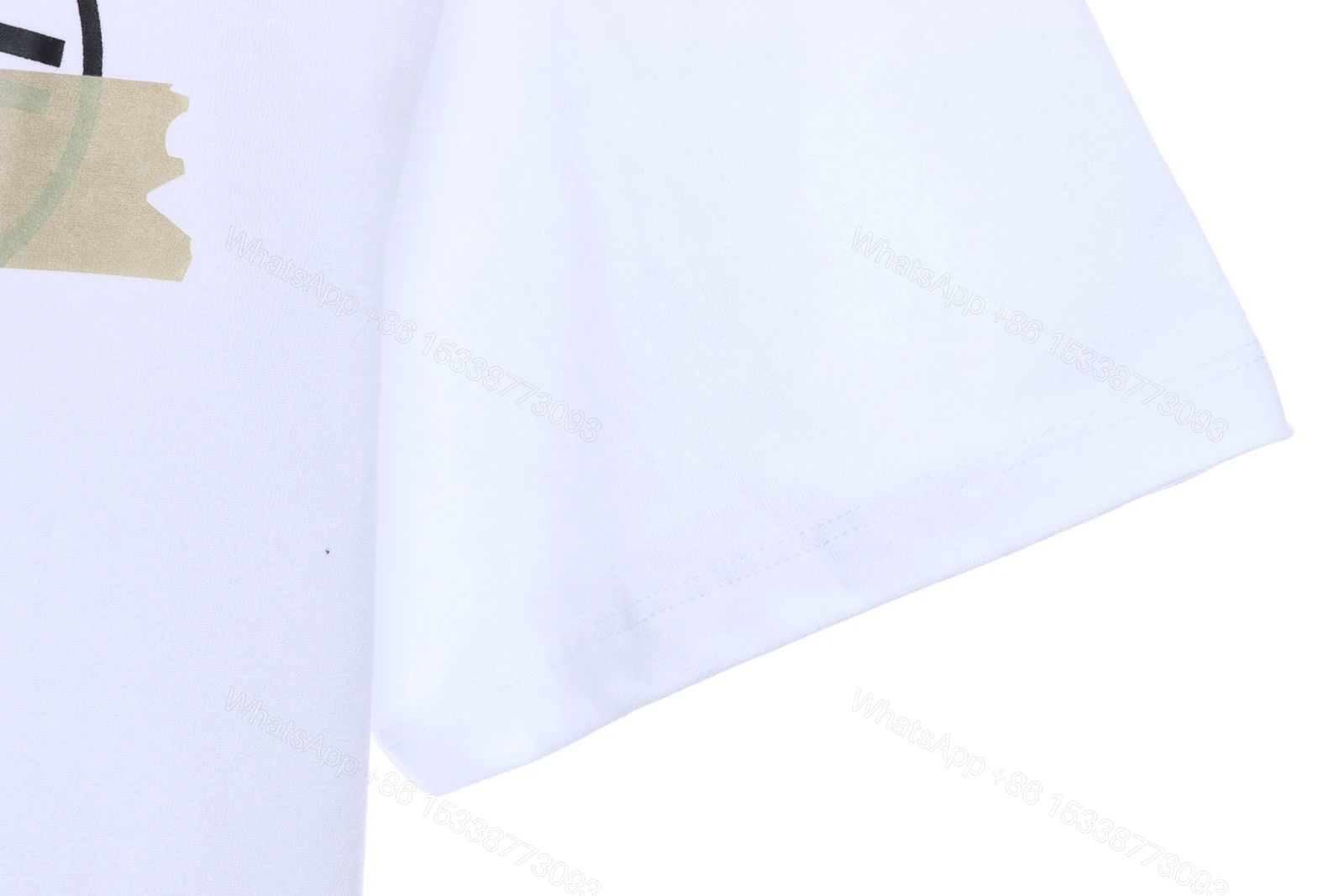 View 5 of Off-White Rubber Strip Arrow Printing White T-Shirt