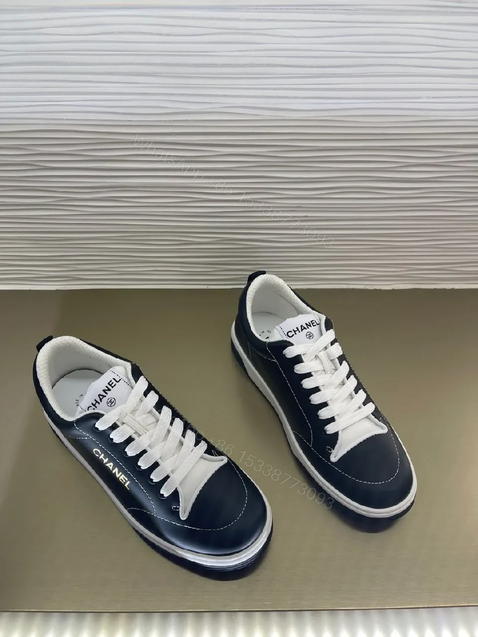 View 7 of Navy Leather Sneaker: Luxe Comfort, Premium Detailing, All-Day Wear