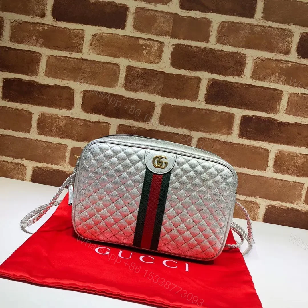 View 3 of Gucci Black Mini Trapuntata Crossbody Bag Leather