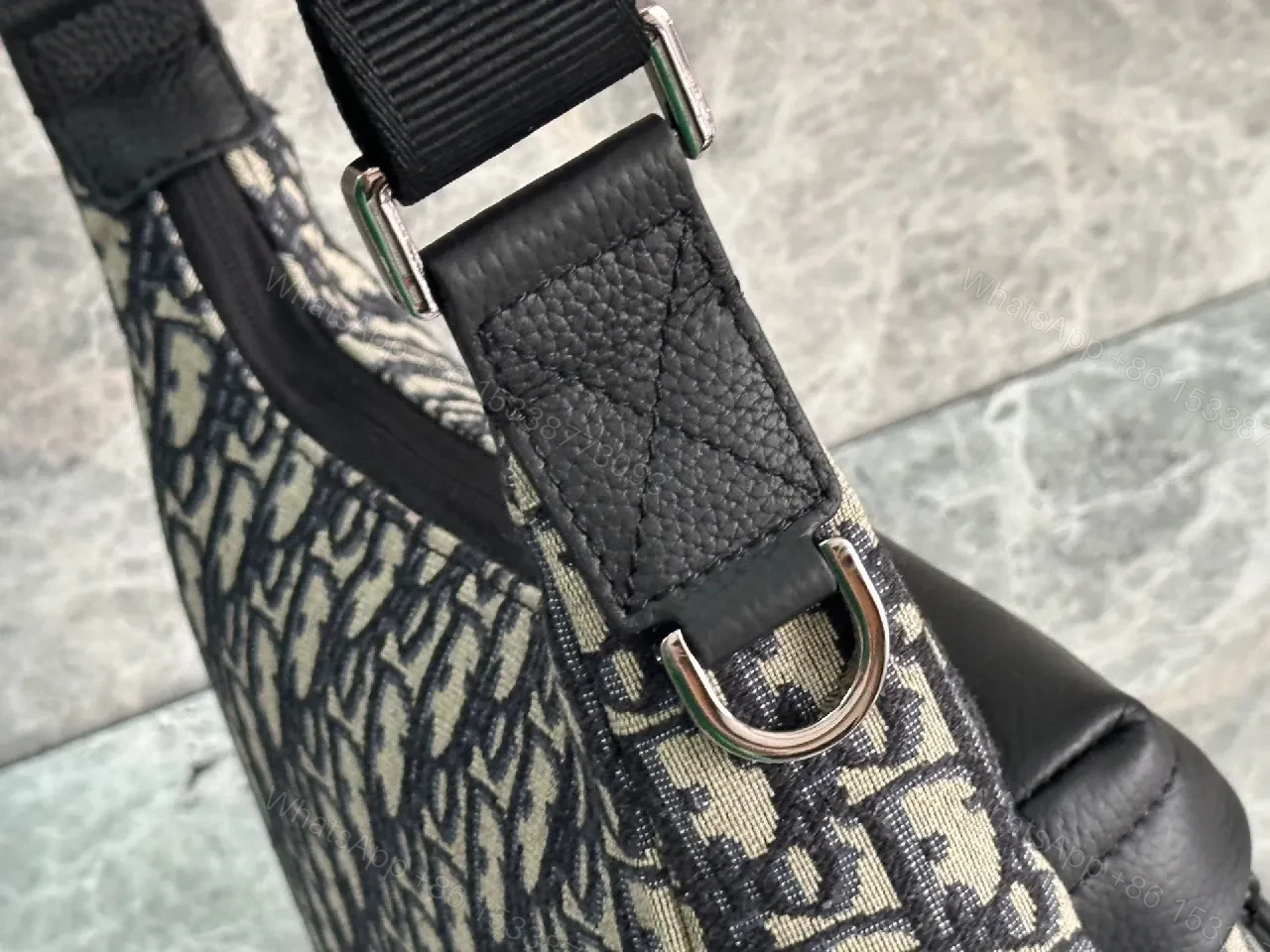 View 2 of Bold Monochrome Pattern Belt Bag: Luxury Everyday Utility