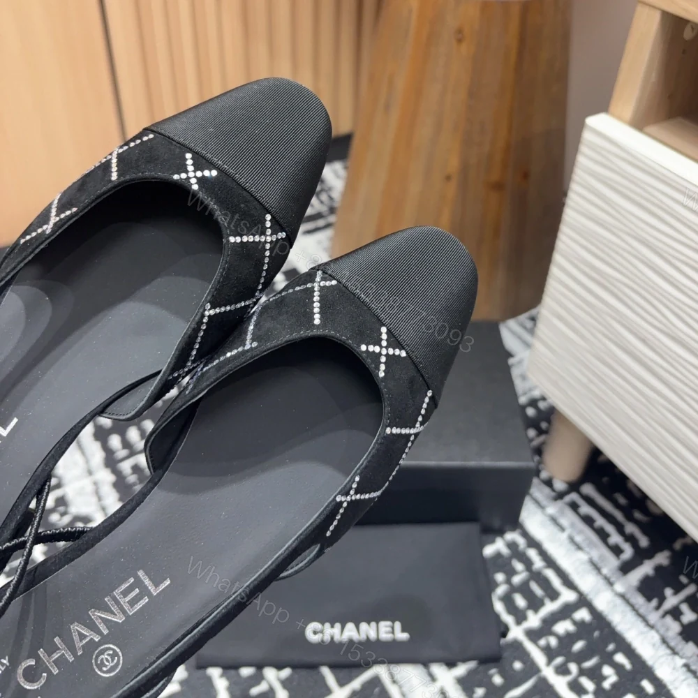 View 4 of 高仿Chanel*25C系列G31331小羊皮休閒平底鞋黑色2CM免檢版