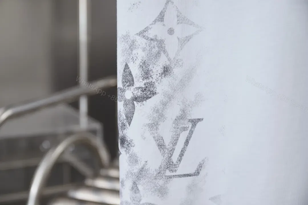 View 6 of Patterned Luxe White Monogram Tee-Dress: Casual Couture