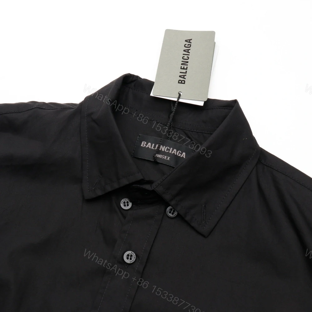 View 3 of 高仿Balenciaga*SS24系列725377長袖襯衫黑色