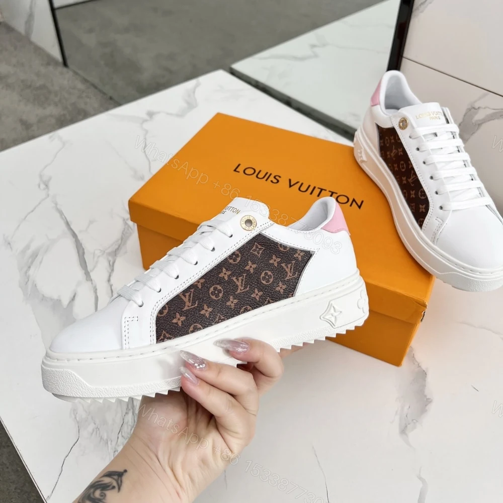 View 6 of Louis Vuitton X Takashi Murakami Time Out Sneaker White 1AGWOL