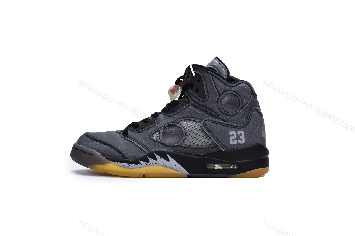 View 14 of OFF-WHITE x Air Jordan 5 Retro Muslin CT8480-001