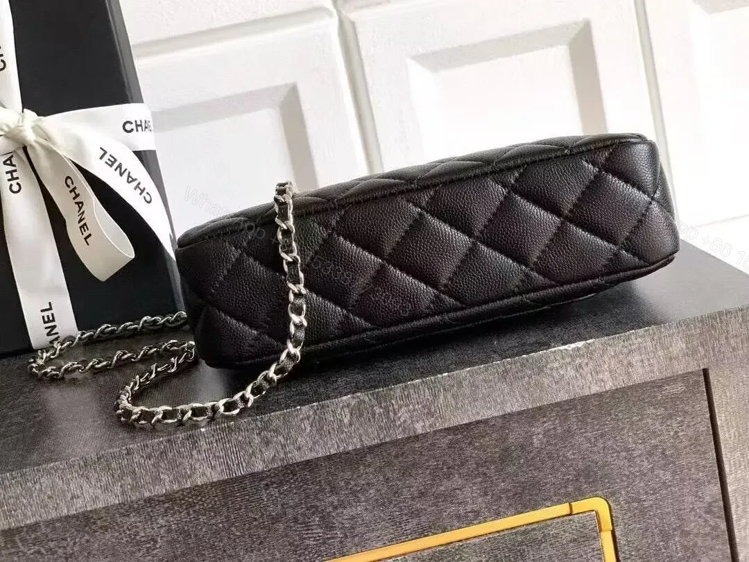 View 2 of Chic Quilted Leather Crossbody Bag - Iconic CC Hardware