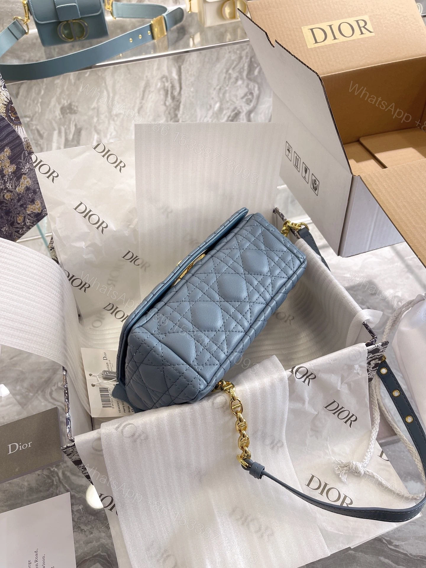 View 5 of LARGE DIOR CARO BAG