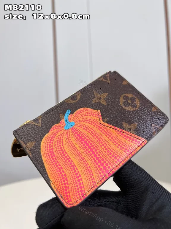View 7 of Bold Monogram Wallet: Color-Pop Panel, Compact Luxury