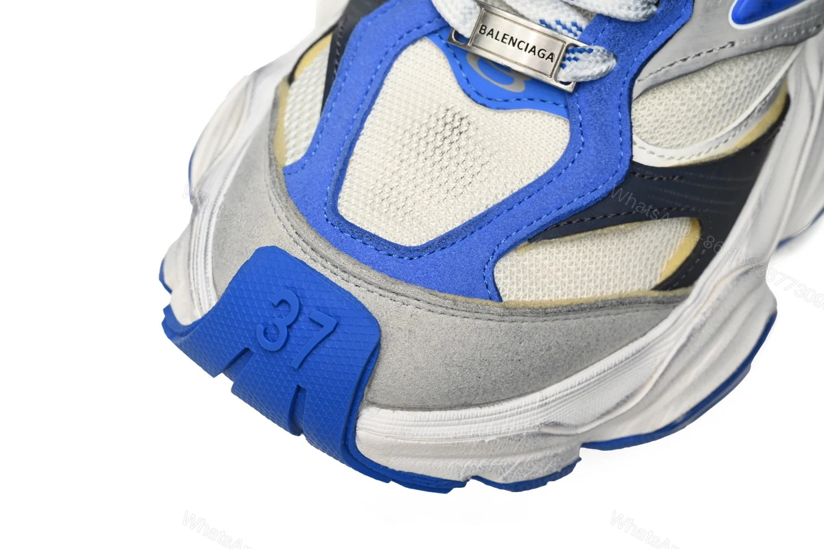View 6 of Balenciaga CARGO Sneaker Black White And Blue 784339-W2MV6-0328