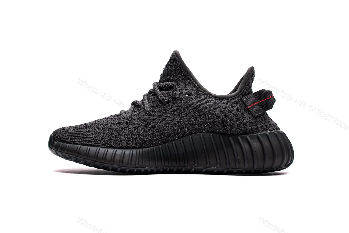 View 6 of Yeezy Boost 350 V2 Static Black (Reflective) FU9007