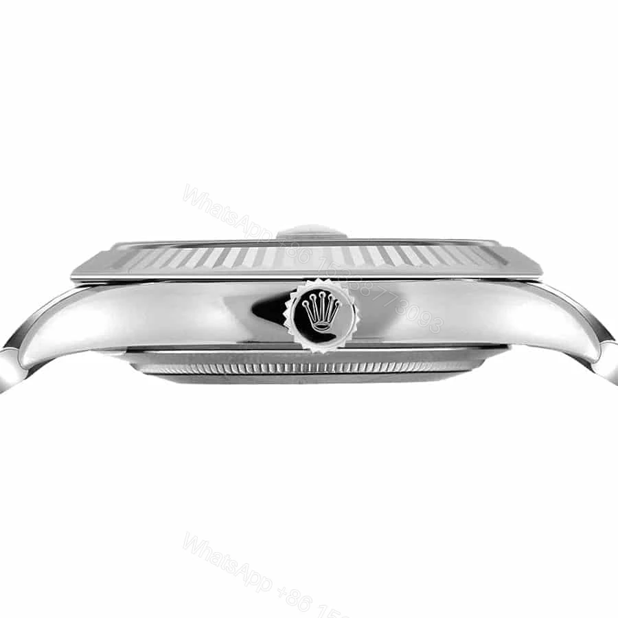 View 4 of Rolex Datejust II 116334 Super Clone : Steel Fluted Bezel Black Dial 41mm