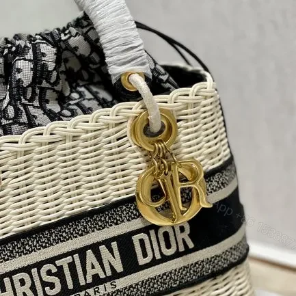 View 2 of Lady DIOR Wicker Bag